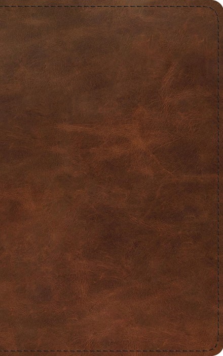 ESV Thinline Bible (Full Grain Leather, Deep Brown)