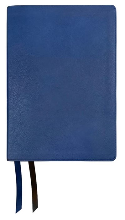 NASB 2020 Side-Column Reference Bible, Blue, Leathertex