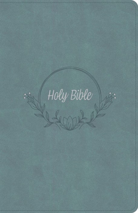 KJV Large Print Personal Size Reference Bible, Earthen Teal