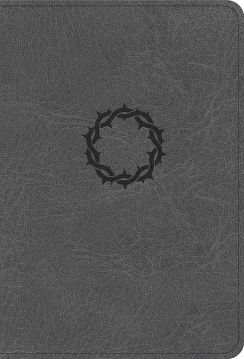 NASB Large Print Compact Reference Bible, Charcoal