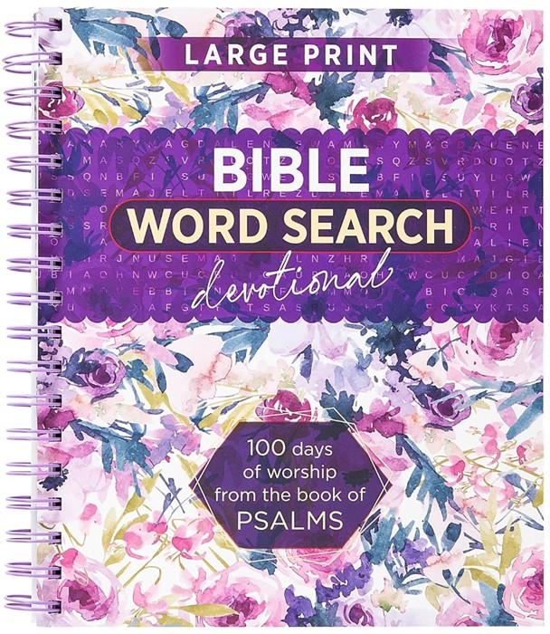 Bible Word Search Devotional (Large Print)