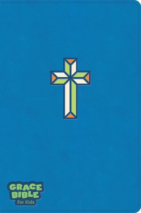 CSB Grace Bible For Kids, Blue Leathertouch