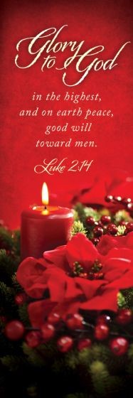 Glory To God In The Highest Christmas Bookmarks