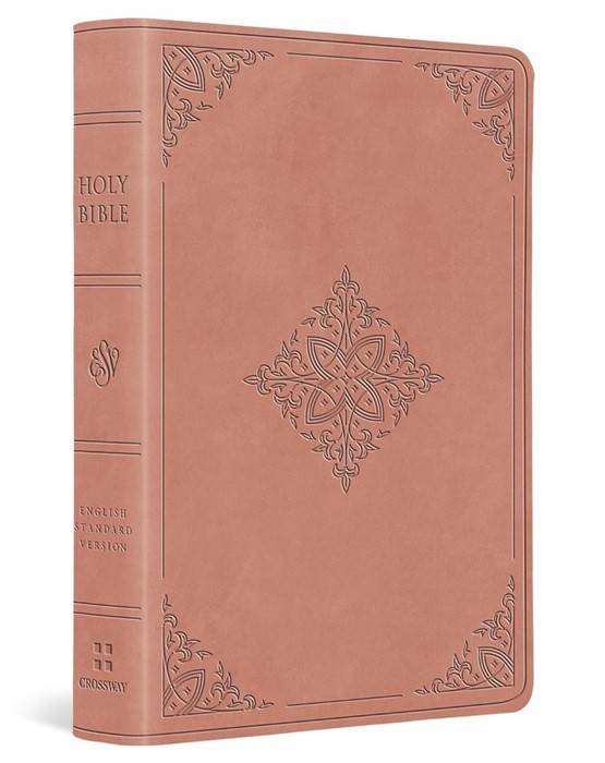 ESV Value Large Print Compact Bible (Trutone, Blush Rose)