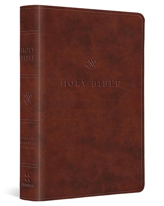ESV Value Large Print Compact Bible (Trutone, Chestnut)