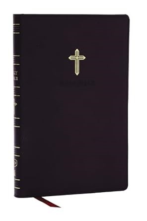 KJV Holy Bible, Ultra Thinline, Black Leathersoft