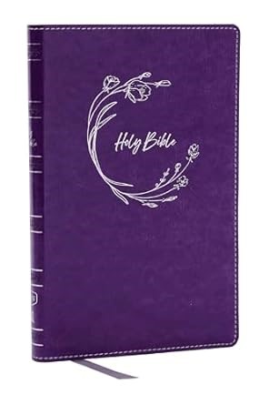 KJV Holy Bible, Ultra Thinline, Purple Leathersoft