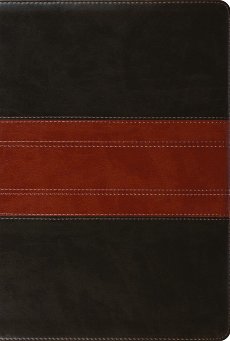 ESV Men's Study Bible, Forest/Tan, Trail Design
