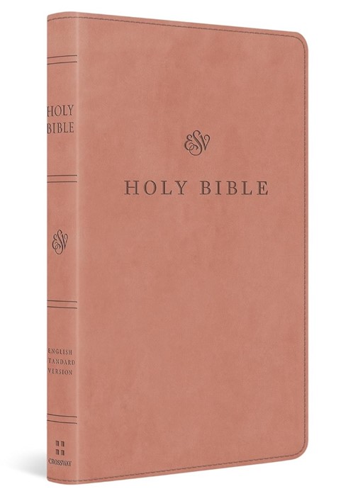 ESV Premium Church Bible, Blush Rose