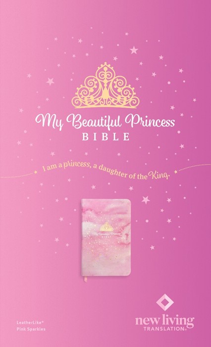 NLT My Beautiful Princess Bible, Pink Sparkles