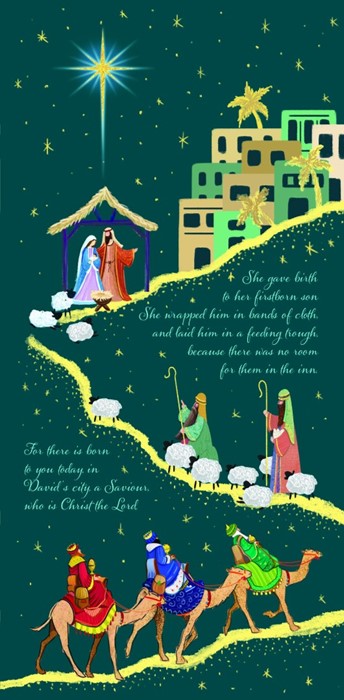 Saviour Christmas Cards - Pack Of 10