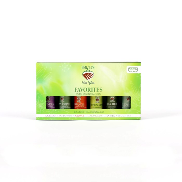 Pure Essential Oils - Favourites (Pack of 6)