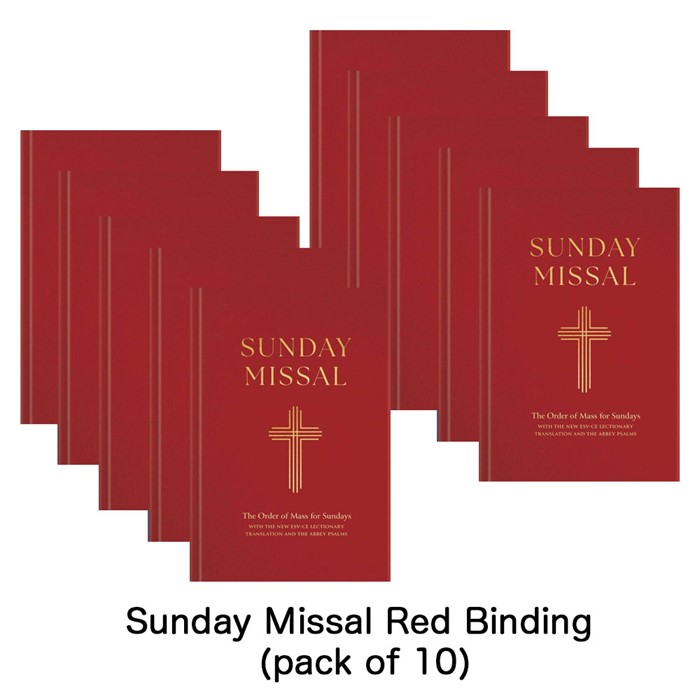 Sunday Missal Red Binding (pack of 10)