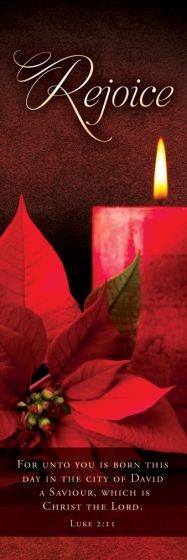 Christmas Rejoice Bookmark (pack of 25)