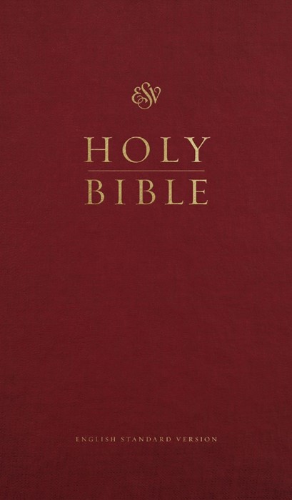 ESV Church Bible, Large Print, Hardcover, Burgundy