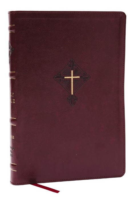 RSV2CE Thinline Large Print Catholic Bible, Crimson