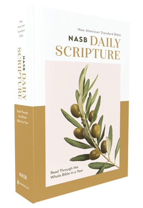 NASB Daily Scripture, White/Olive, 1995 Text