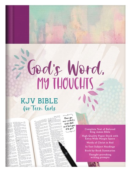 God'S Word My Thoughts Kjv Bible/Girls