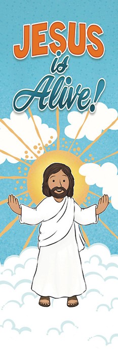 Jesus is Alive! Kids Easter Bookmark (pack of 25)