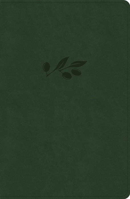 NASB Personal Size Giant Print Bible, Olive Leathertouch