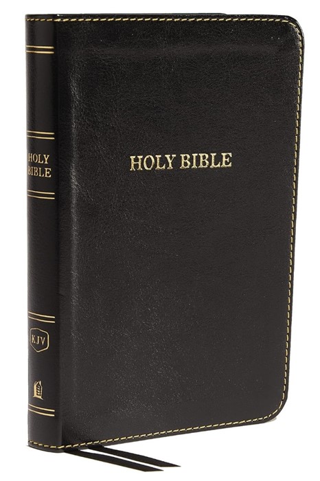 KJV Pew Bible, Hardcover, Black, Red Letter, Comfort Print