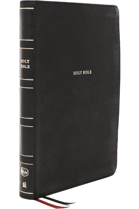 NKJV Thinline Bible, Large Print, Leathersoft, Black