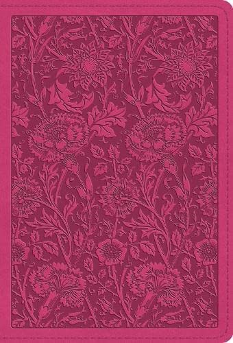 ESV Large Print Compact Bible, Red Letter, Berry