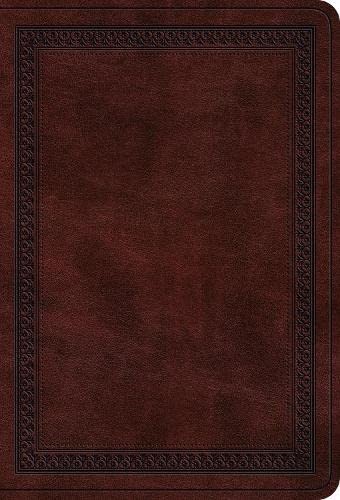 ESV Value Large Print Compact Bible, Mahogany
