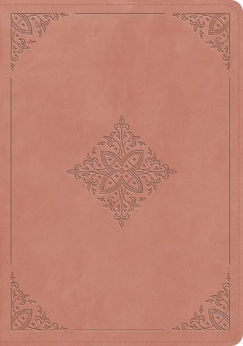 ESV Study Bible, Blush Rose, Fleur-De-Lis Design