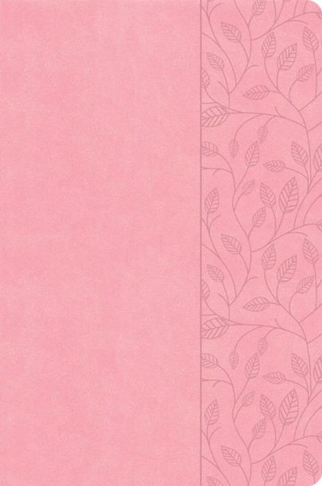 CSB Large Print Thinline Bible, Value Edition, Soft Pink