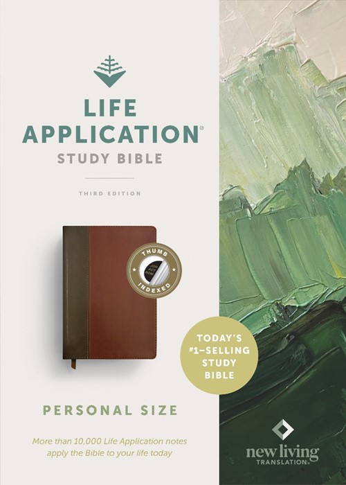 NLT Life Application Study Bible, Third Edition, Mahogany