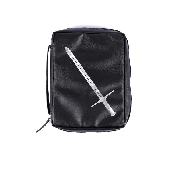 Bible Cover Sword of the Spirit Imitation Leather Large