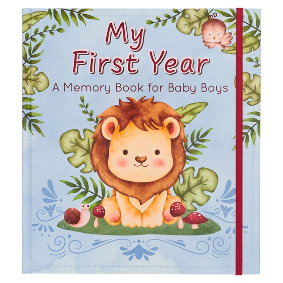 My First Year Hardcover Memory Book For Baby Boys