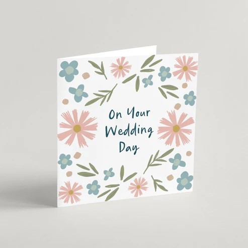 On Your Wedding Day Greeting Card & Envelope