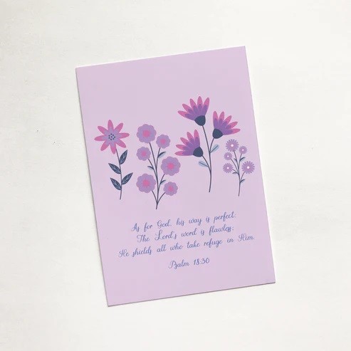 His Way Is Perfect Mini Sharing Card