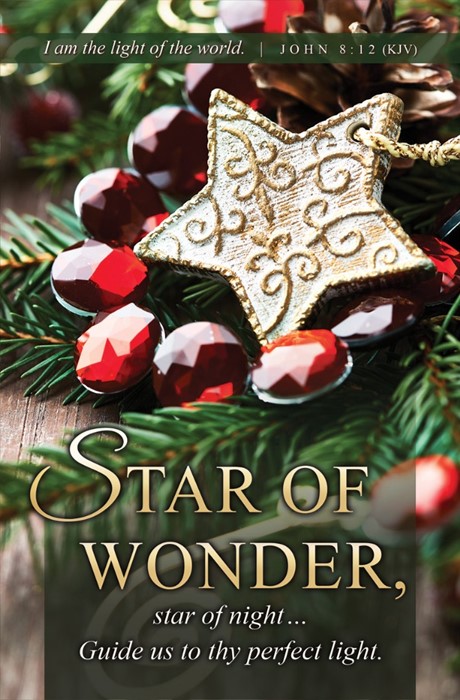 Star of Wonder Christmas Bulletin (pack of 100)