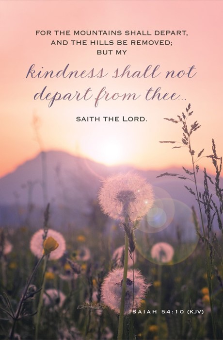 Kindness Shall Not Depart Bulletin (pack of 100)
