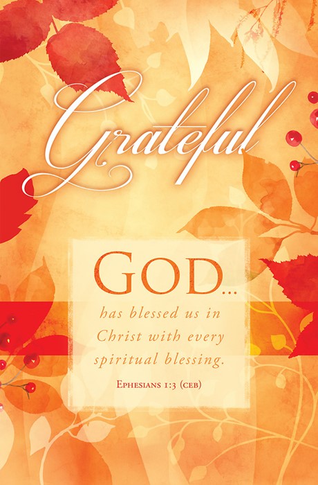 Grateful Thanksgiving Bulletin (pack of 100)