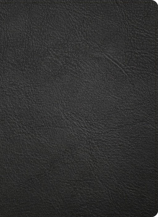 NASB Study Bible, Black Genuine Leather, Indexed