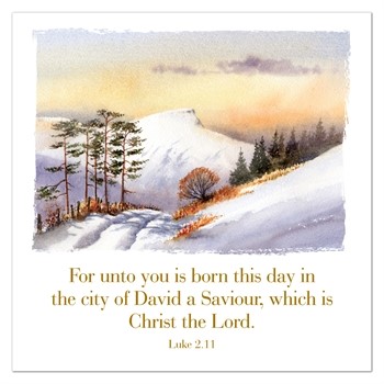 For Unto You is Born... Christmas Cards (pack of 6)