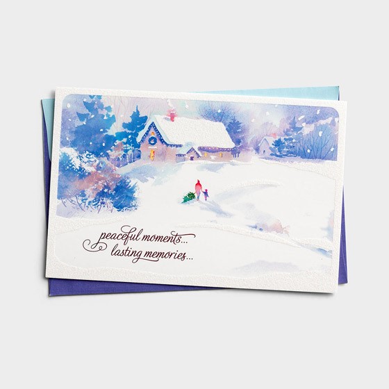 Christmas Card Box - Peaceful Moments (18 Cards)