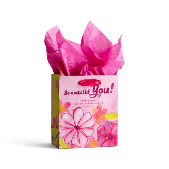 Beautiful You - Small Gift Bag With Tissue