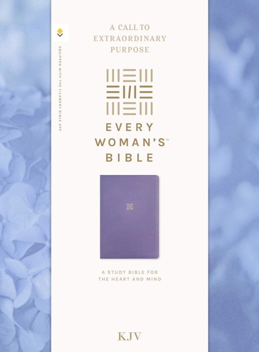 KJV Every Woman's Bible, Filament Enabled, Periwinkle