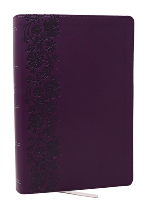 KJV Giant Print End-Of-Verse Reference Bible, Purple