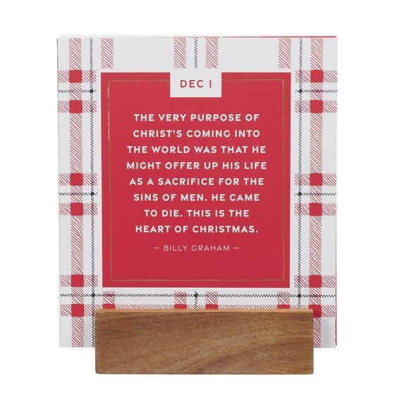 Advent Calendar On Metal Stand