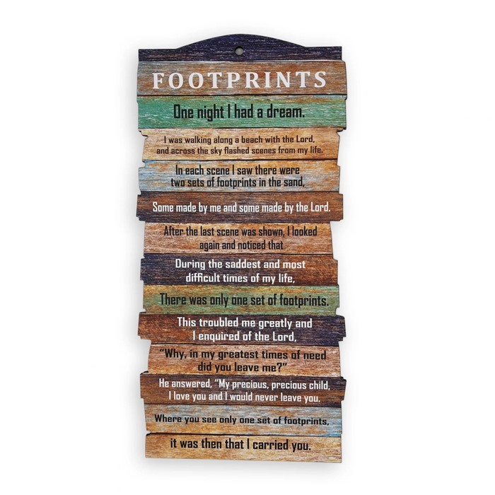 Large Stacked Wooden Plaque – Psalm 23