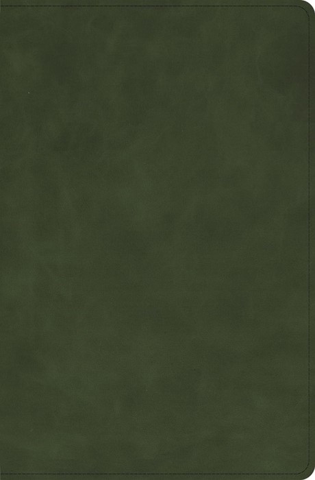 CSB Single-Column Compact Bible, Zipper Closure, Olive