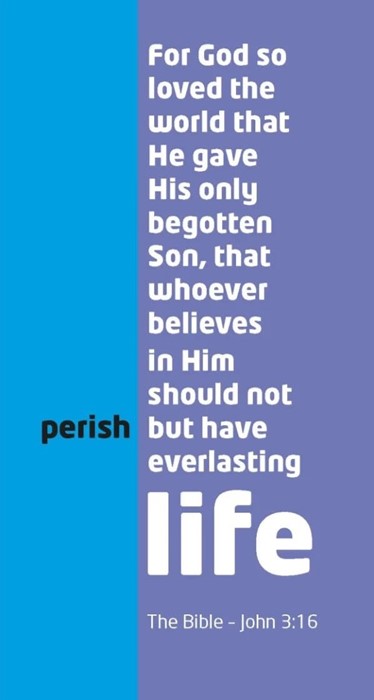 John 3:16 (Single Tract)