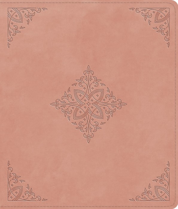 ESV Journaling Bible, Red Letter, Blush Rose