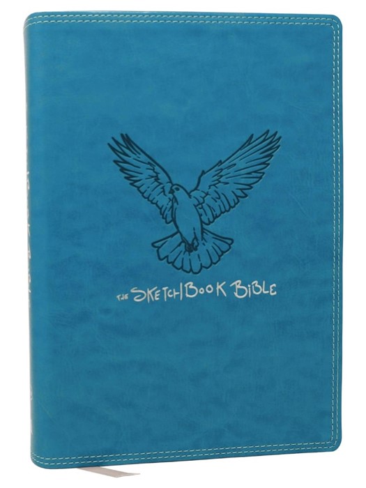 NKJV The Sketchbook Bible Teal Leathersoft
